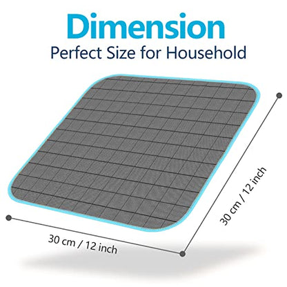 Carbon Microfiber Towels for Car Glass Window Polishing (3 Count)