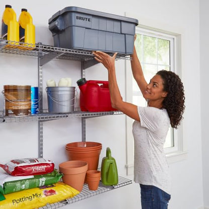 25 Piece Fasttrack Garage Storage System Kit for Garage Organization