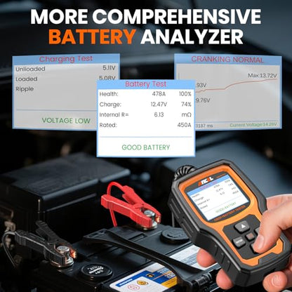 AD410 PRO OBD2 Scanner and Battery Tester