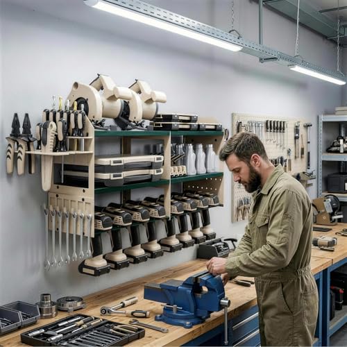 Large Wall Mount Power Tool Organizer