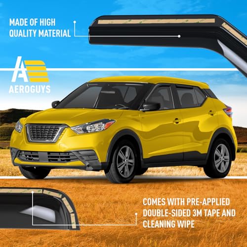 Extra Durable Window Deflectors in (4 Count)