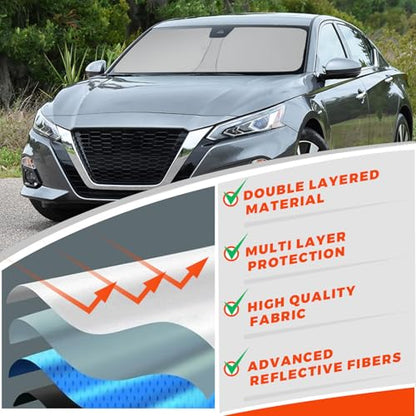 Foldable Front Windshield Sunshade fit for Nissan Altima 2019