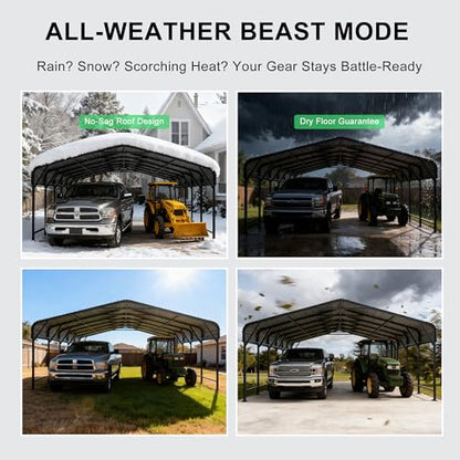 20x30 Heavy Duty Metal Carport