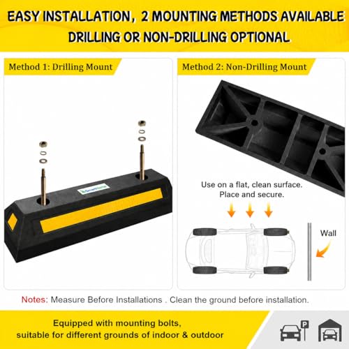 Car Stoppers for Garage (2 Count)