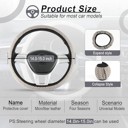 Elastic Stretch Steering Wheel Cover