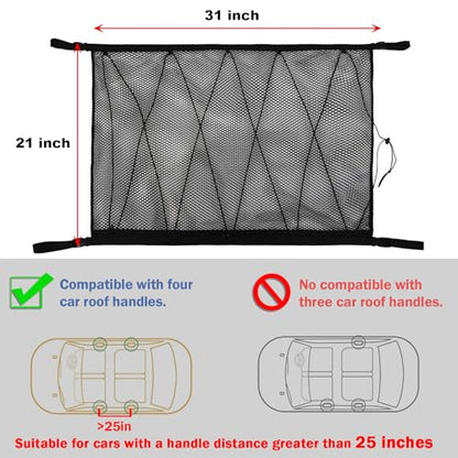 Car Ceiling Storage Net
