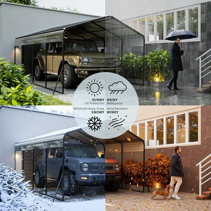 12x20 FT Metal Carport