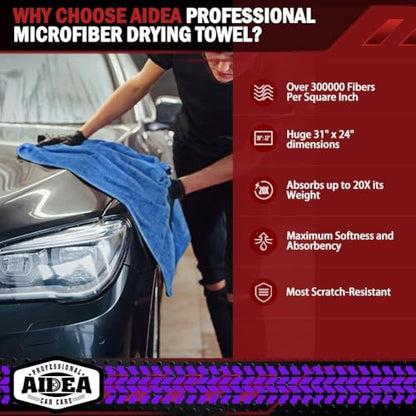 Microfiber Towels for Cars (4 Count)