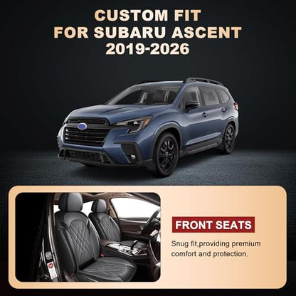 2 Front Car Seat Covers for Subaru Ascent 2019