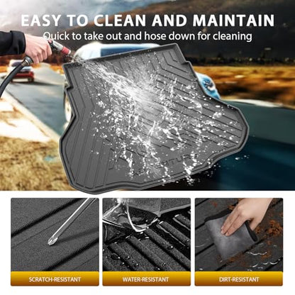 Floor Mats Cargo Liner for Kia K4 2025 2026 All Weather 3D TPE Anti