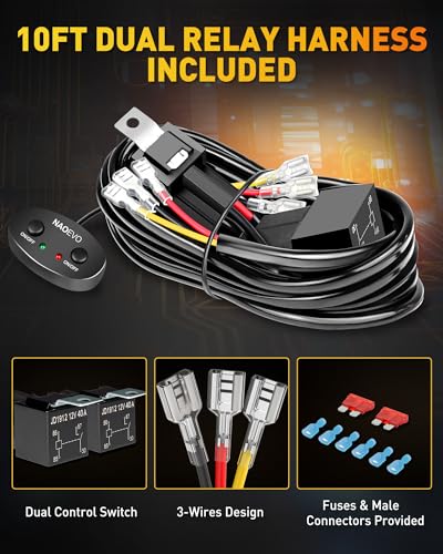 12 Inch LED Light Bar with Wiring Harness
