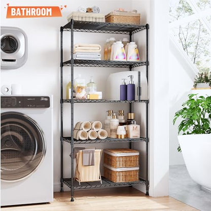 5 Tier Shelf 1010LBS Storage Shelves Tool