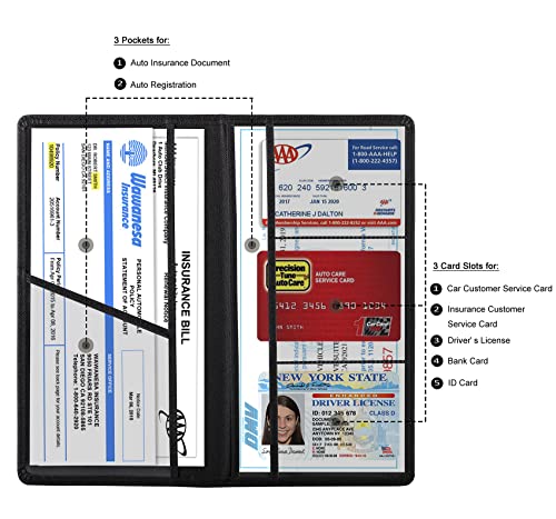 Car Registration and Insurance Card Holder