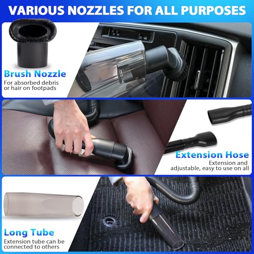 Car Cleaning Kit with High Power Vacuum