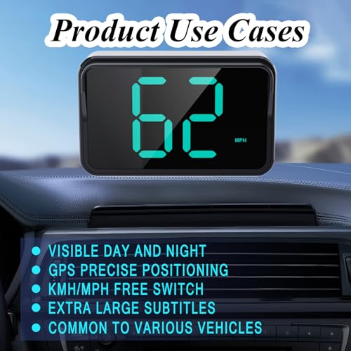 GPS Digital Speedometer for Car MPH (2 Count)