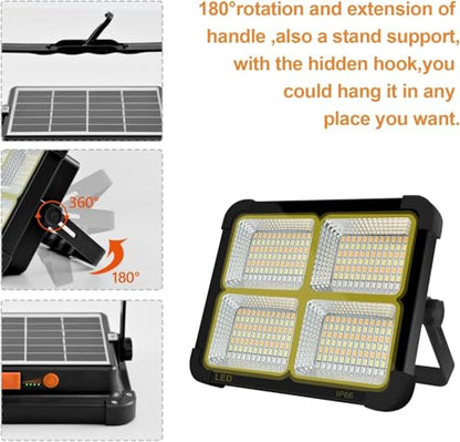 Portable LED Work Solar Light 100W