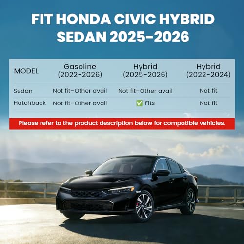 All Weather Floor Mats for Honda Civic 2025