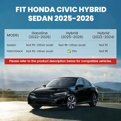 All Weather Floor Mats for Honda Civic 2025