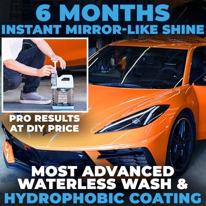 Grand Finale Waterless Car Wash Wax (128 Fl Oz)