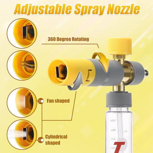 Foam Cannon Small Foam Cannon for Pressure Washer (6 Count)
