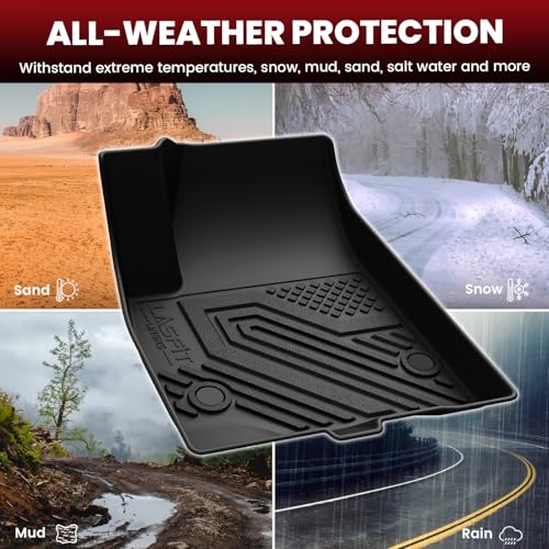 Floor Mats & Cargo Liner with Backrest Mat for GMC Acadia 2017