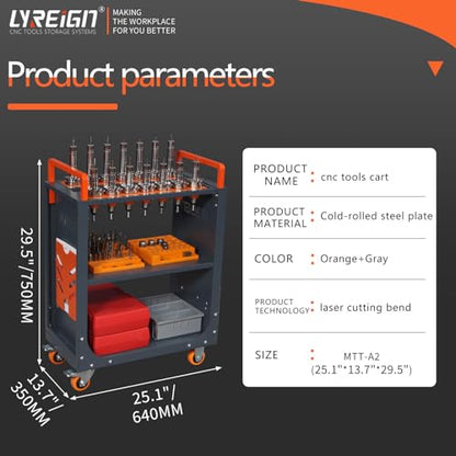 BT50 CNC Tool Holder Transfer Cart