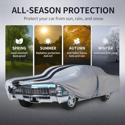 Multi Layer Sedan Car Cover Custom Fit for Cadillac DeVille