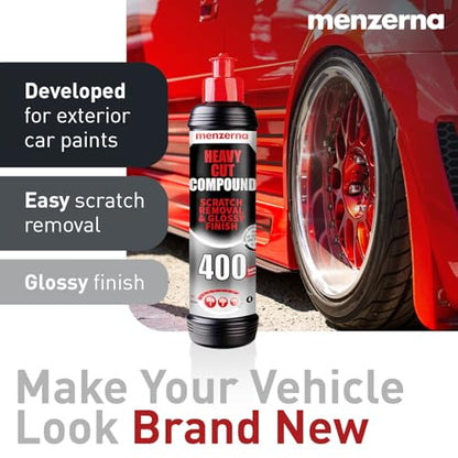 Heavy Cut Compound 400 Car Polish I Scratch Repair I 8 oz (8 Fl Oz)