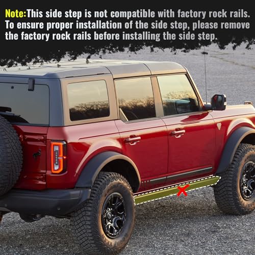 Running Boards Compatible with Vehicle 2021 (2 Count)