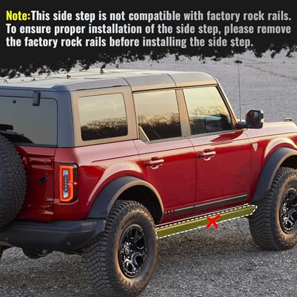 Running Boards Compatible with Vehicle 2021 (2 Count)