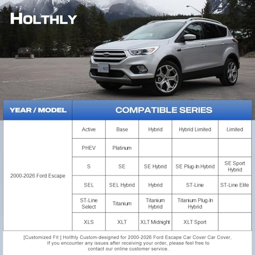10 Layers SUV Car Cover Custom Fit for Ford Escape