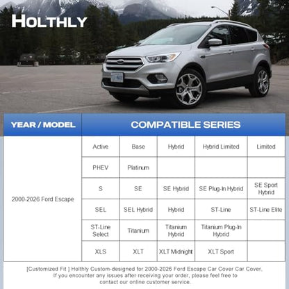 10 Layers SUV Car Cover Custom Fit for Ford Escape