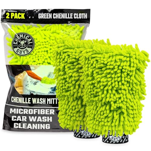Chenille Microfiber Wash Mitt for Cars (2 Count)