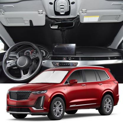 Windshield Sunshade Custom Fit Cadillac XT6 2020
