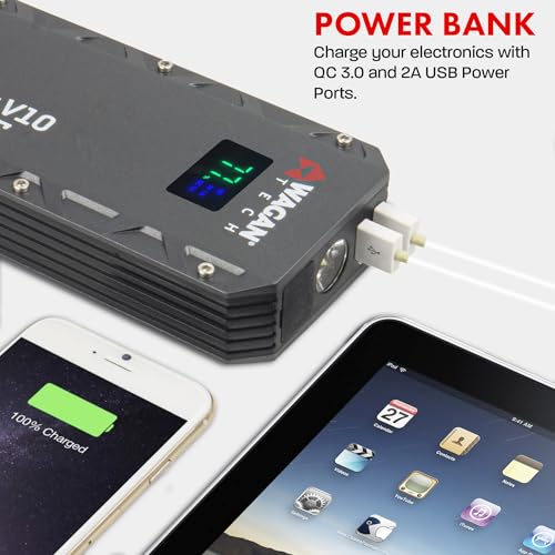 EL7507 Jump Starter iOnBoost V10 Torque 1000Amp Peak 12V Portable Lithium Car Battery Up to 7.8L V10 or 6.7L Diesel