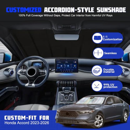 Windshield Sun Shade for Honda Accord 2023