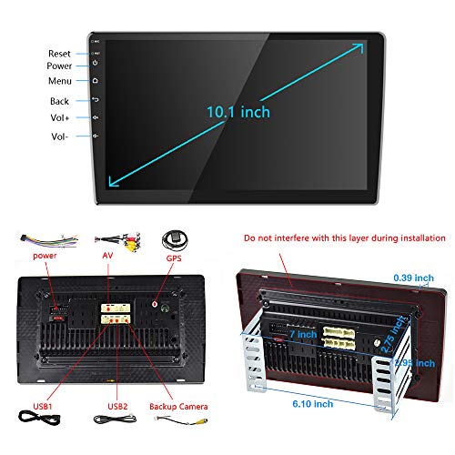 Double Din Car Stereo Radio Receiver (3.2 Ounce)
