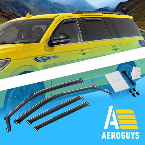 Extra Durable Window Deflectors in (4 Count)