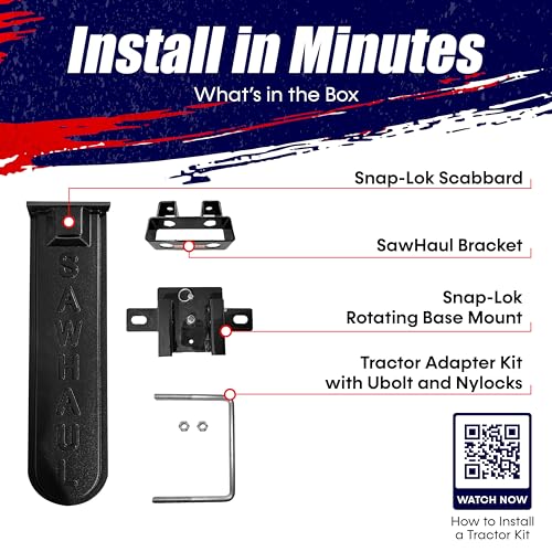 GearHaul SawHaul SnapLok Rotating Tractor Chainsaw Carrier