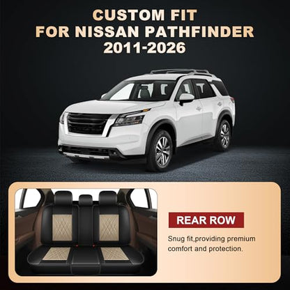2 Front Car Seat Covers for Nissan Pathfinder 2011 (2 Count)