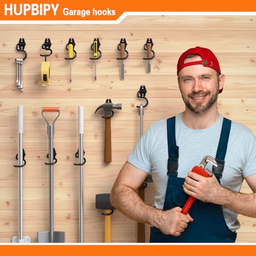6 Pack Metal Garage Hooks