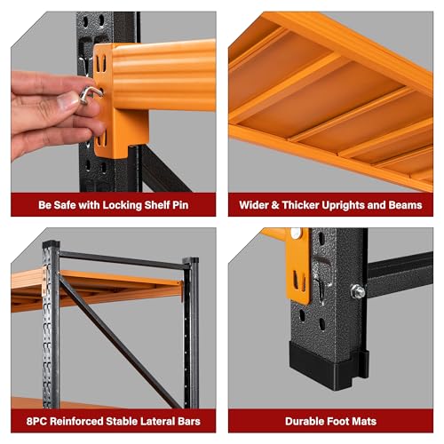 5000LBS Heavy Duty Garage Shelving Units