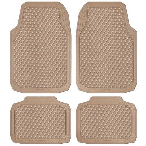 Beige Rubber Car Mats