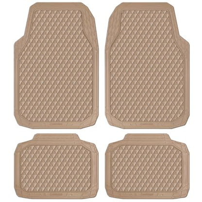 Beige Rubber Car Mats