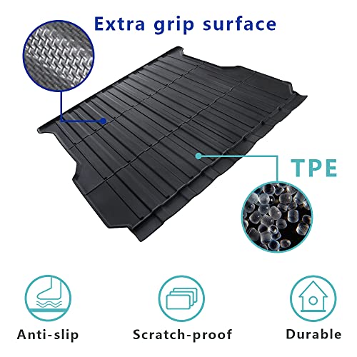 for Rivian R1T Truck Bed Mat Liner Foldable Accessories Pickup Heavyweight Bed Mat All