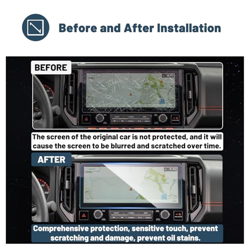 Screen Protector for Nissan Frontier 12.3" GPS Display Touchscreen 9HD Anti
