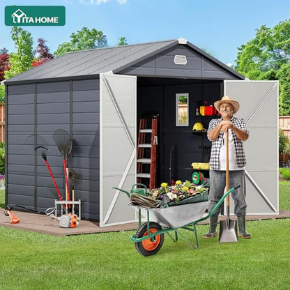 8x9 FT Outdoor Storage Shed w
