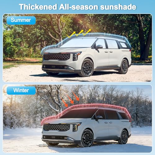 5pcs Thicken Sun Shades for Chevy Silverado 2500 3500 Accessories 2020