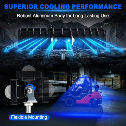 LED Forklift Safety Light Blue for AGV Automated Guided Vehicle