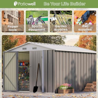 8x10 FT Outdoor Storage Shed